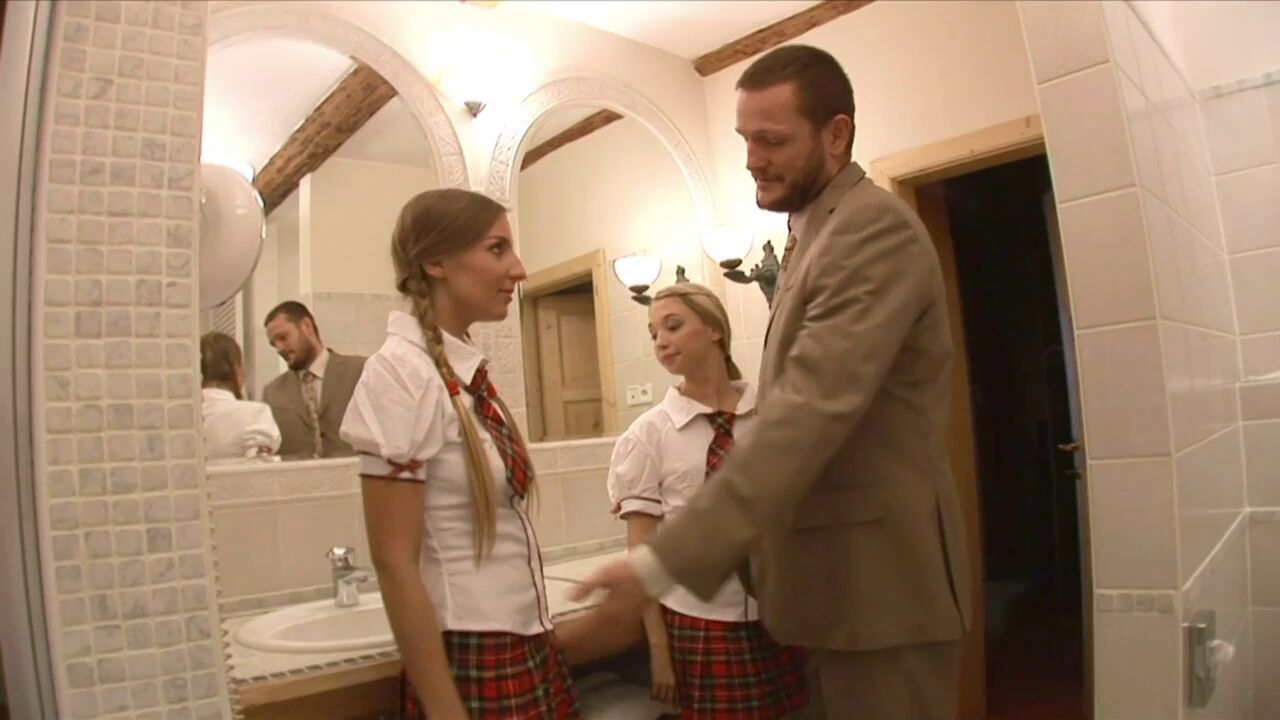 Hot FFM Schoolgirl Sluts